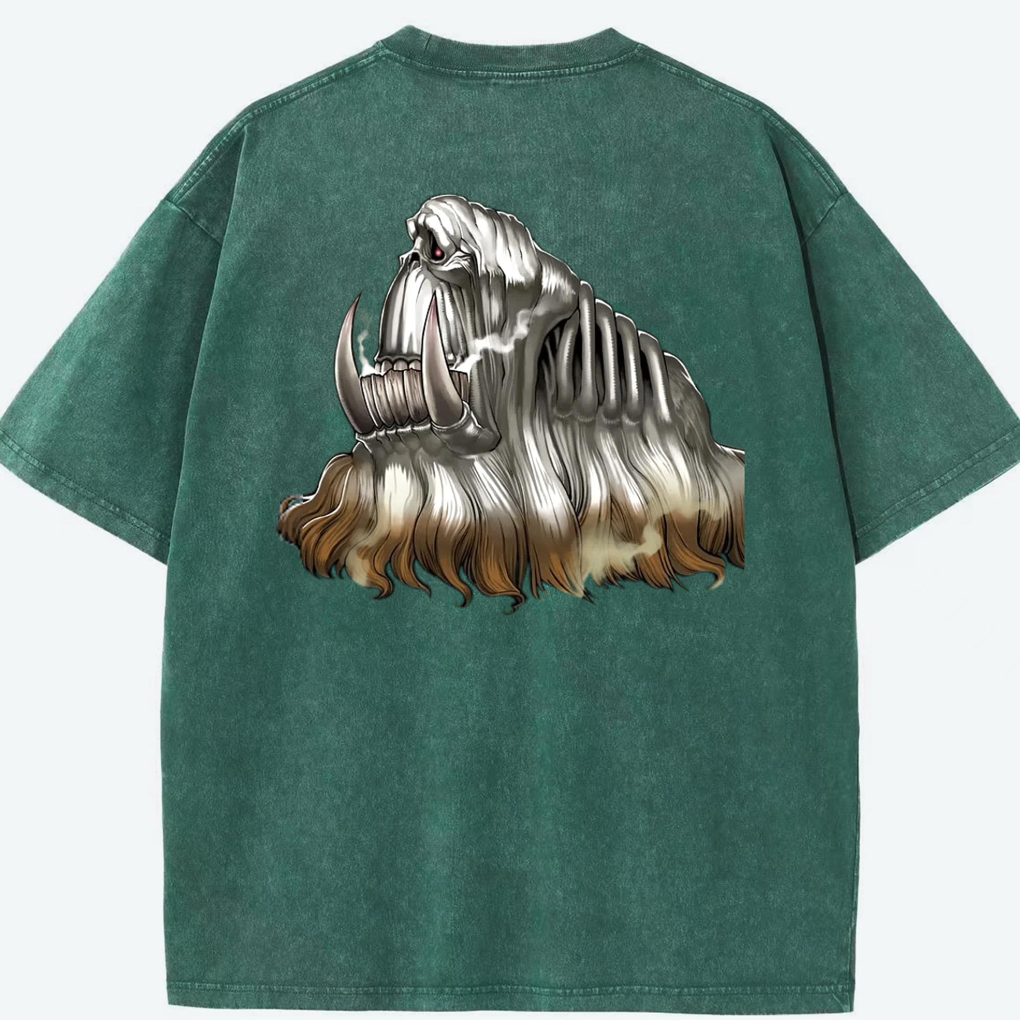 （画像用） 遊☆戯☆王 Yu-Gi-Oh! 綿100% ヴィンテージ風 半袖Tシャツ（背面プリント）
